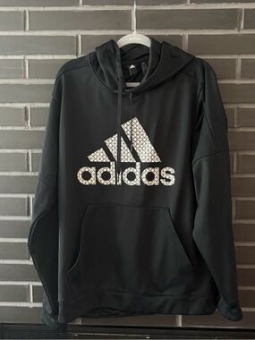 Black adidas hoodie size XL